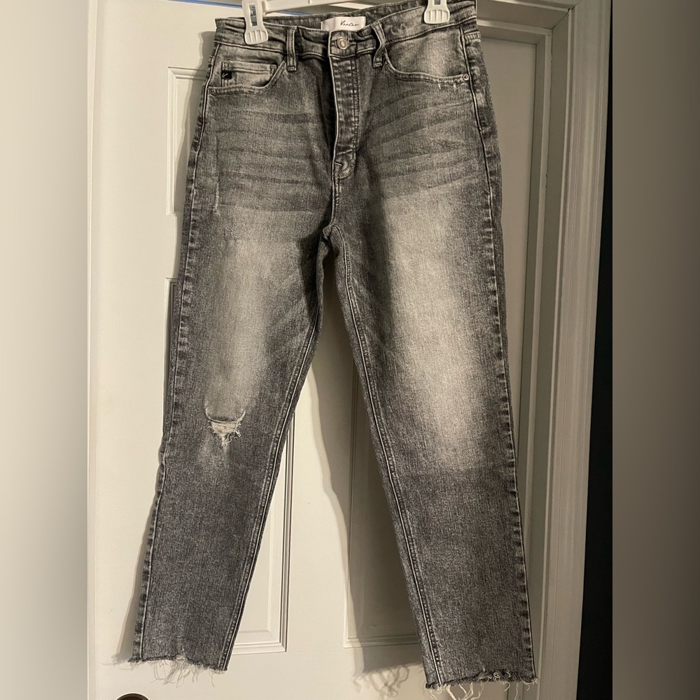 KanCan Women’s Distressed Black Jeans